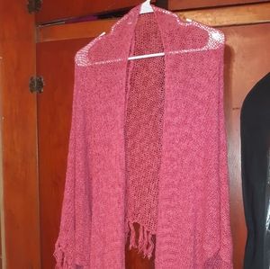 Cold Water Creek Fringe Cape